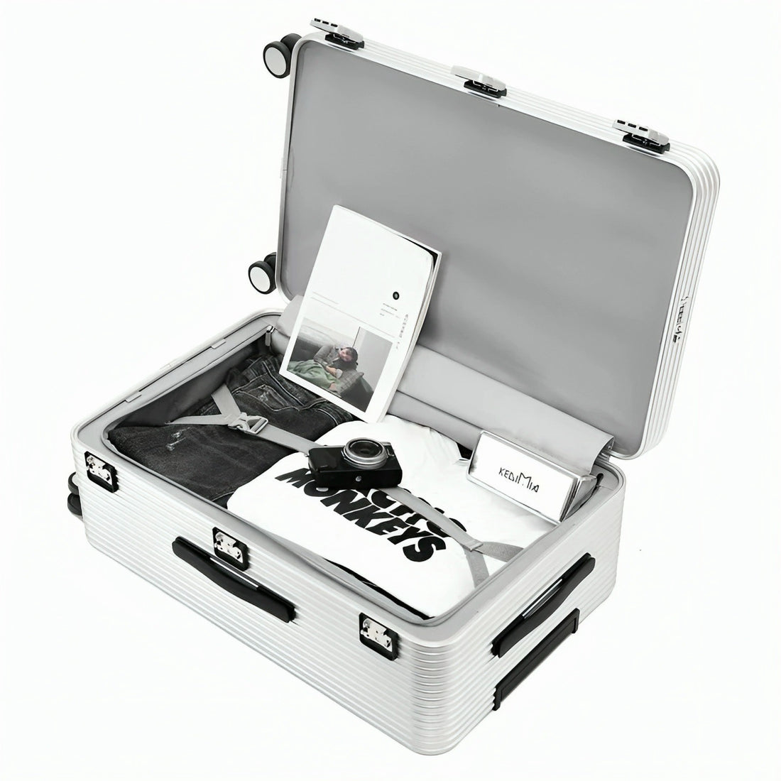 Front Opening Aluminium Luggage