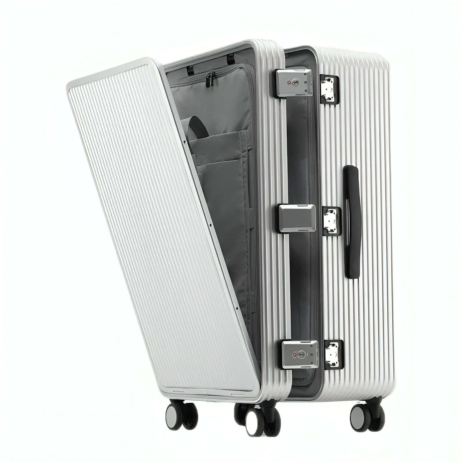 Front Opening Aluminium Luggage