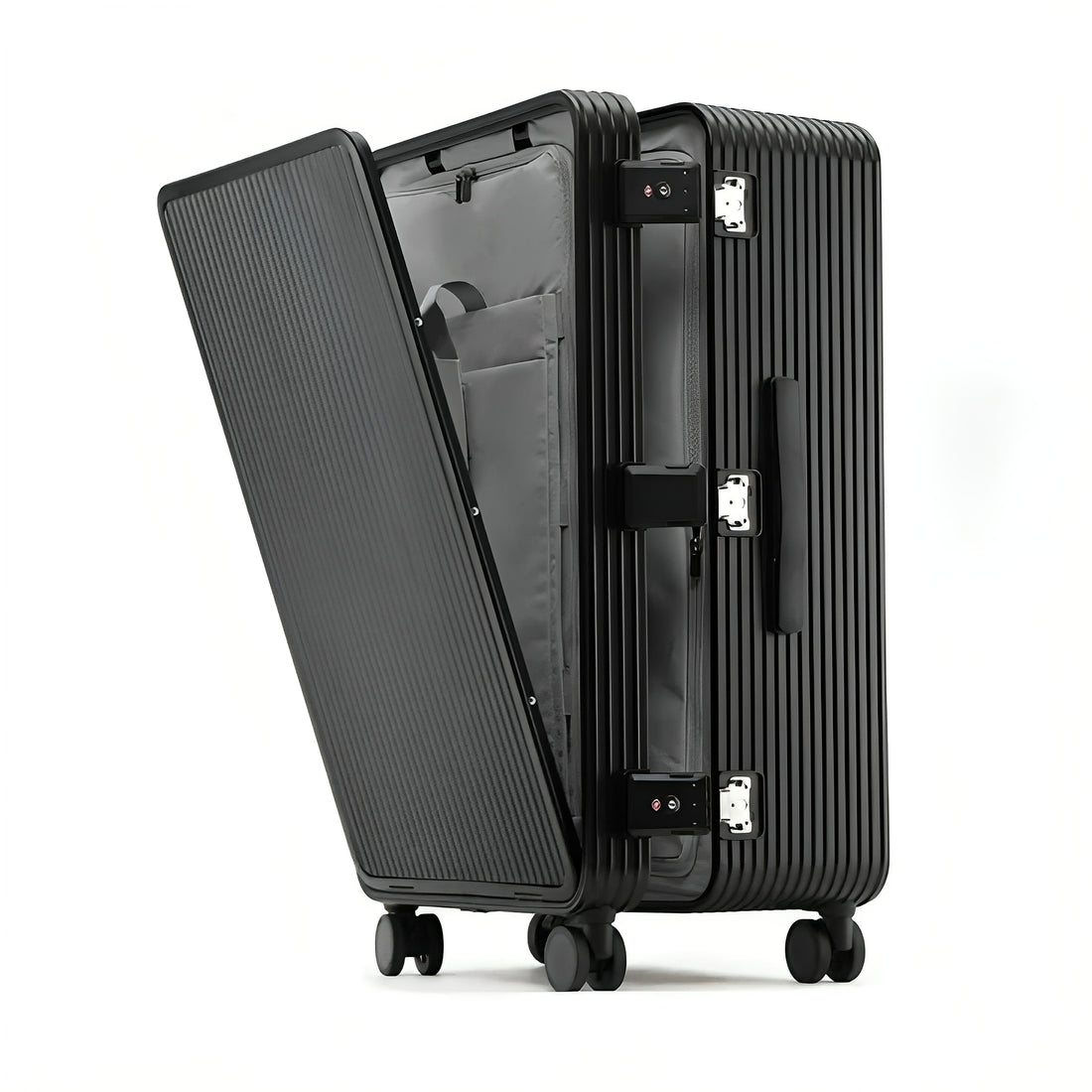 Front Opening Aluminium Luggage